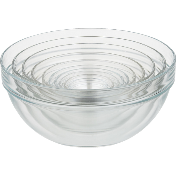10 Piece 2.25 10.25 Inches Glass Nesting Bowl Set