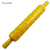 1PCS Rolling Pin Roller Daisy Different Patterns