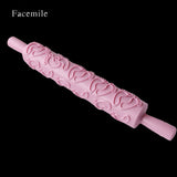 1PCS Rolling Pin Roller Daisy Different Patterns