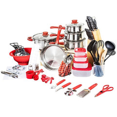 80 Piece Cookware Cooking Pots And Pans Set