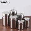 Stainless Steel Salt Pepper Shaker Set