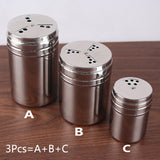 Stainless Steel Salt Pepper Shaker Set