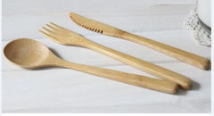 30PCS (10 Set) Bamboo Tableware