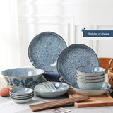Creative Under-Glaze Color Ceramic Home Dishes Tableware Set