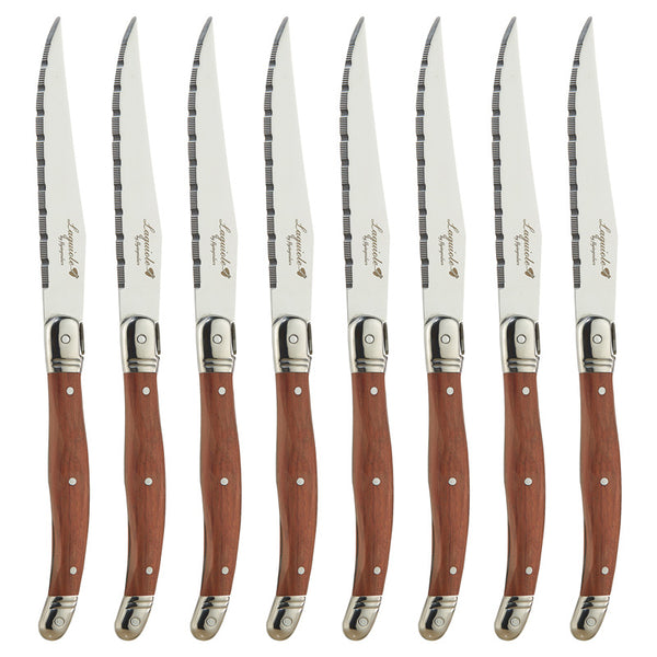 Stainless Steel Wood Steak Knives