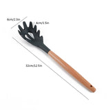 1 pc In 9 Styles Wood Handle Kitchen Cooking Tools