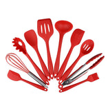 10 Pcs/Set Kitchen Silicone Cooking Tools