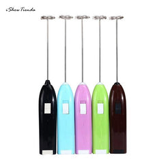 NEW 2018 Fashion Hot Egg Beater Drinks Milk Frother Foamer Whisk Mixer Stirrer Egg Beater Electric Mini Handle Cooking Tools