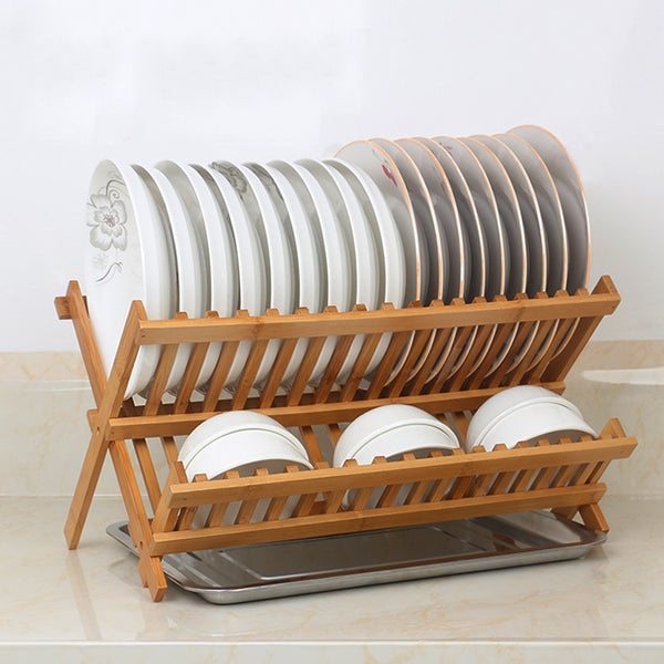 Bamboo Dish Drying Rack